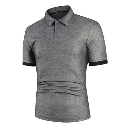 Men Polo Men Shirt Short Sleeve Polo Shirt Contrast Color Polo New Clothing Summer Streetwear Casual Fashion Men Tops
